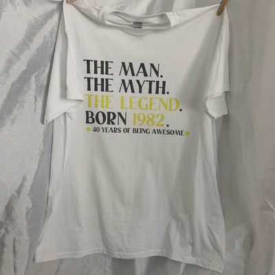 Man Myth Legend Birthday Design for Shirt