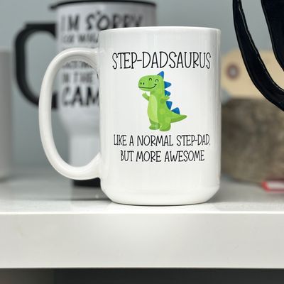 Step-Dadsaurus Design for Drinkware