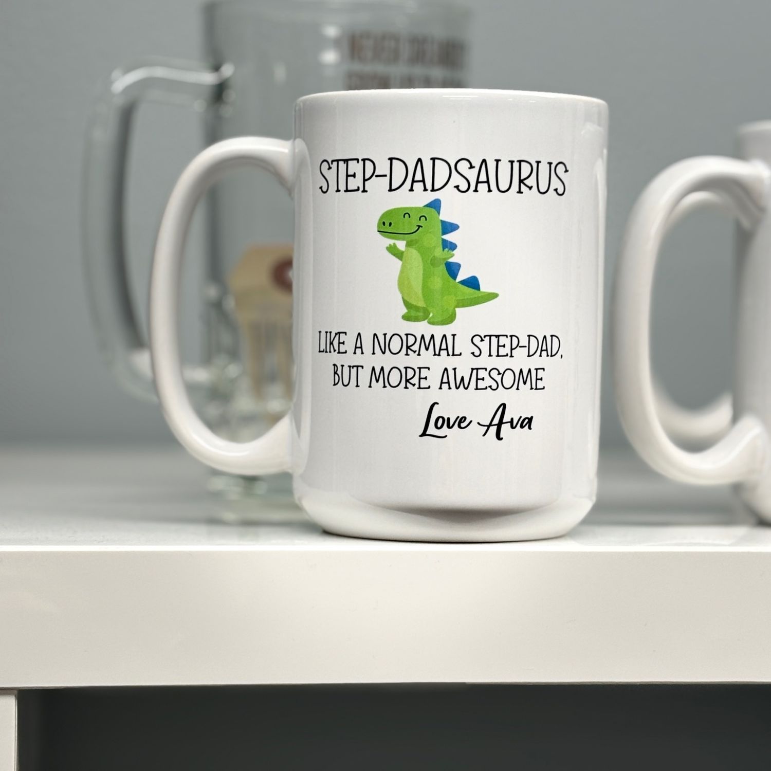 Step-Dadsaurus Design for Drinkware