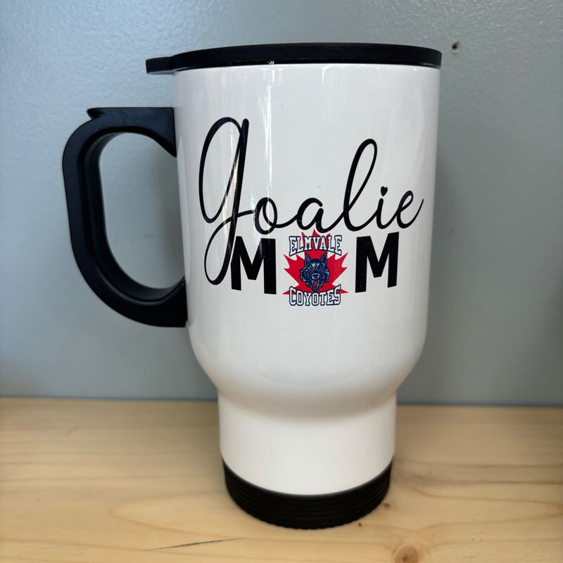 Coyotes Goalie Mom, Dad, Papa, Grandma, etc Design For Drinkware