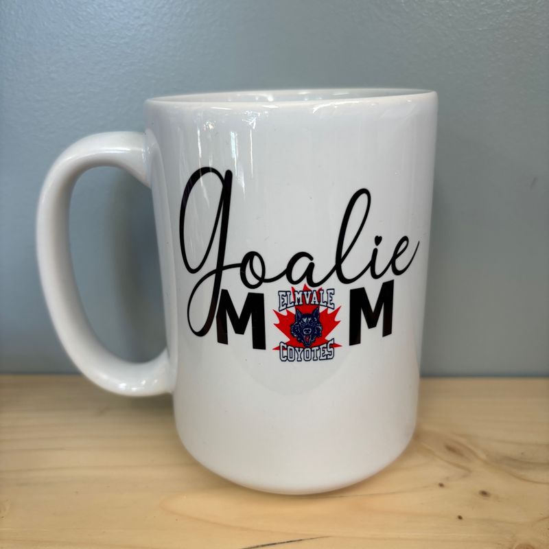 Coyotes Goalie Mom, Dad, Papa, Grandma, etc Design For Drinkware