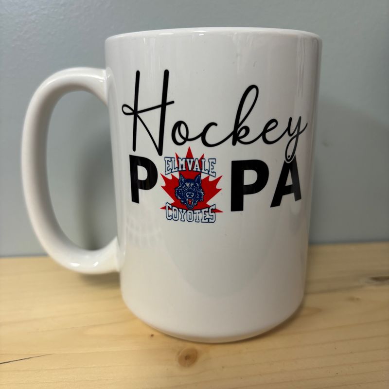 Coyotes Hockey Mom, Dad, Papa, Grandma, etc Design For Drinkware