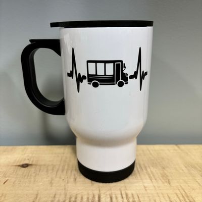 Bus Heartbeat Design for Drinkware