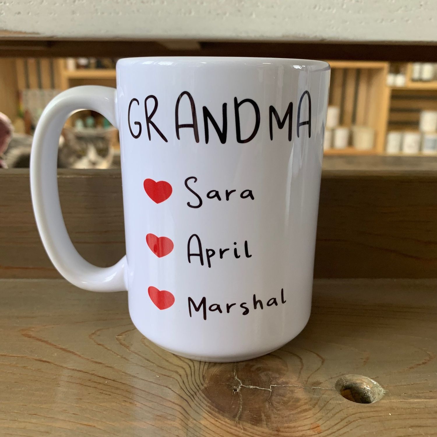 Personalized Mom/Dad/Grandma/Papa etc. Design For Drinkware