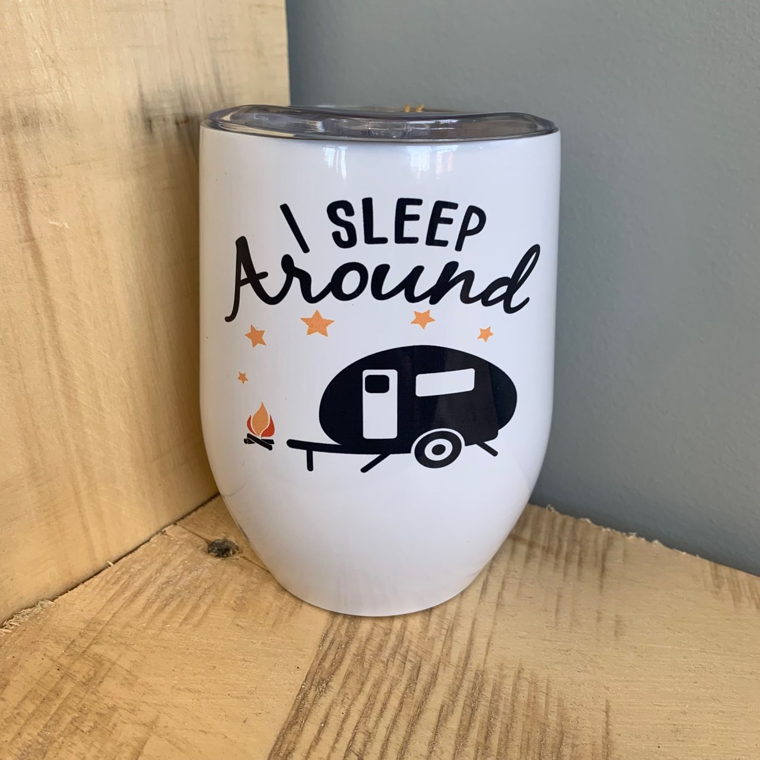 I Sleep Around Design for Drinkware