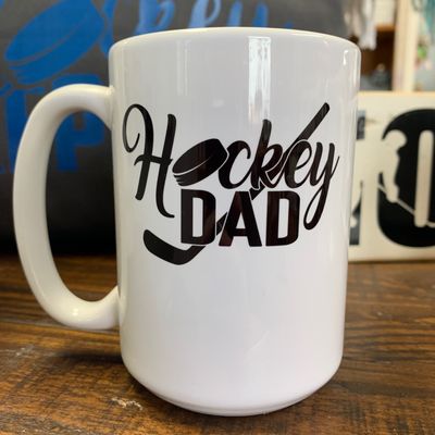 Hockey Dad Design for Drinkware