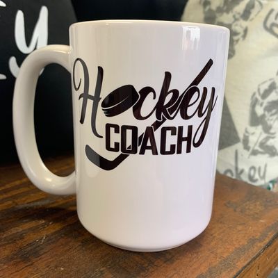 Hockey Coach Design for Drinkware