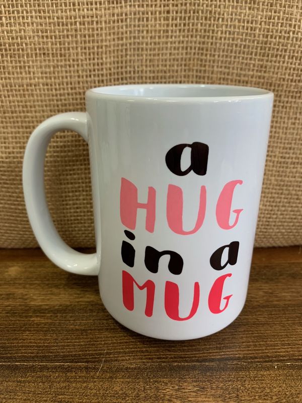 A Hug In A Mug Design for Drinkware