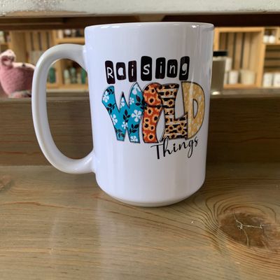 Raising Wild Things Design for Drinkware