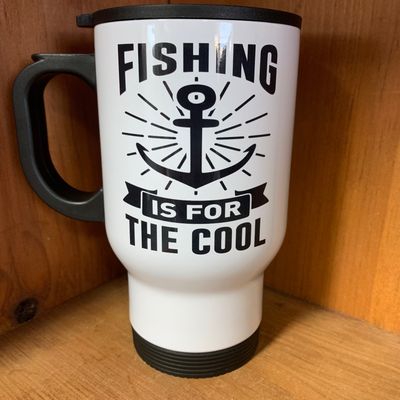 Fishing Is For The Cool Design for Drinkware
