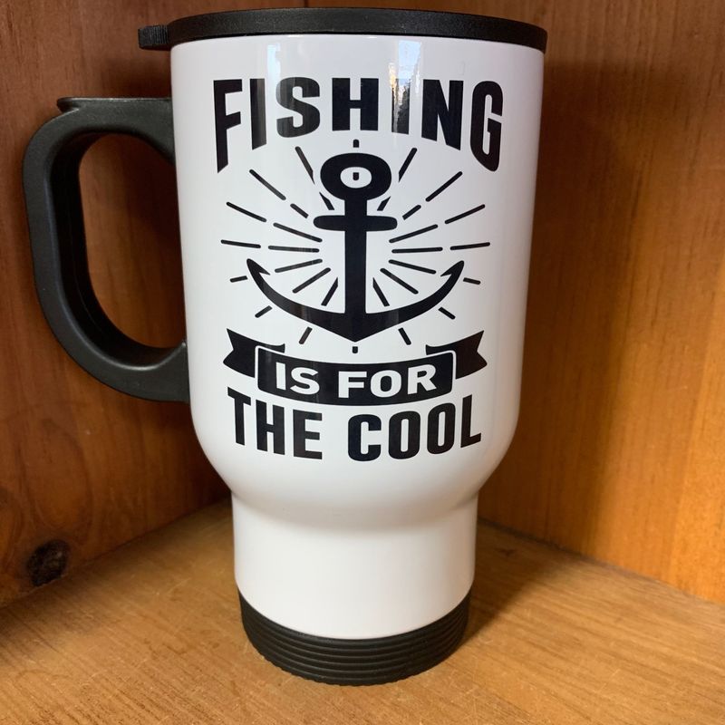 Fishing Is For The Cool Design for Drinkware