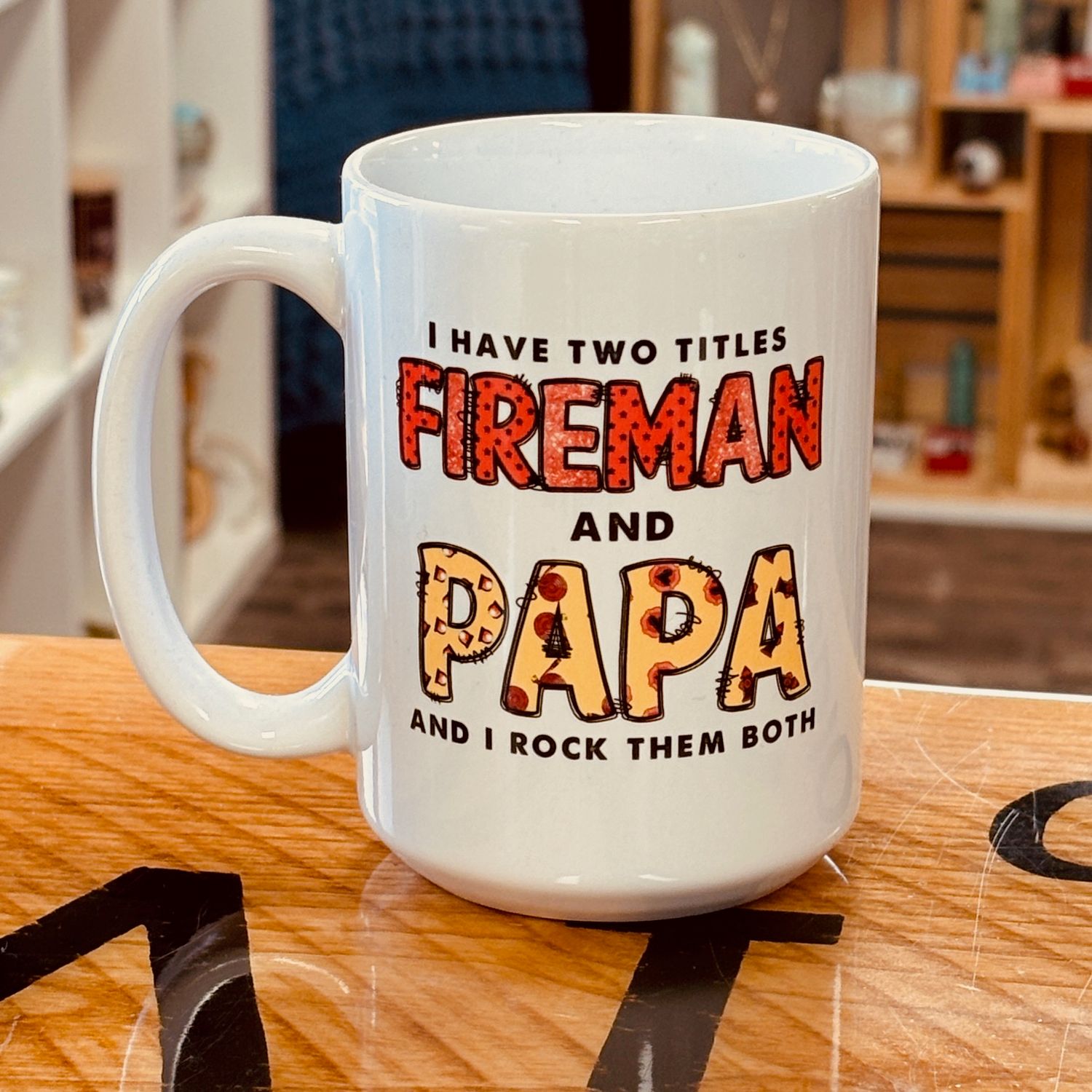 Fireman and Papa Design for Drinkware