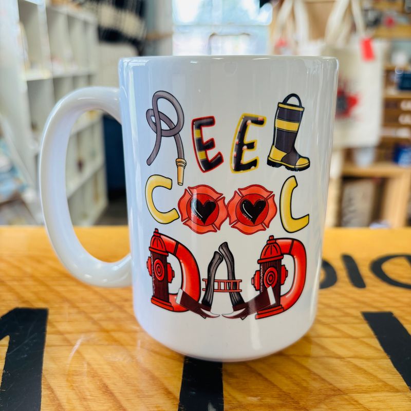 Reel Cool Dad Design for Drinkware