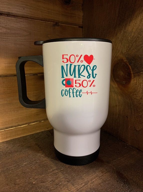 50% Nurse 50% Coffee Design for Drinkware