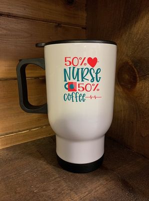 50% Nurse 50% Coffee Design for Drinkware