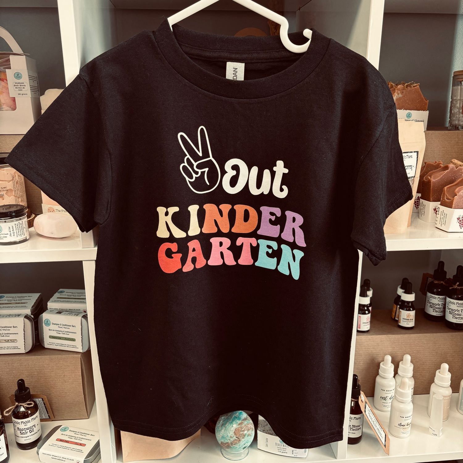 Peace Out Kindergarten Design for Youth Shirt