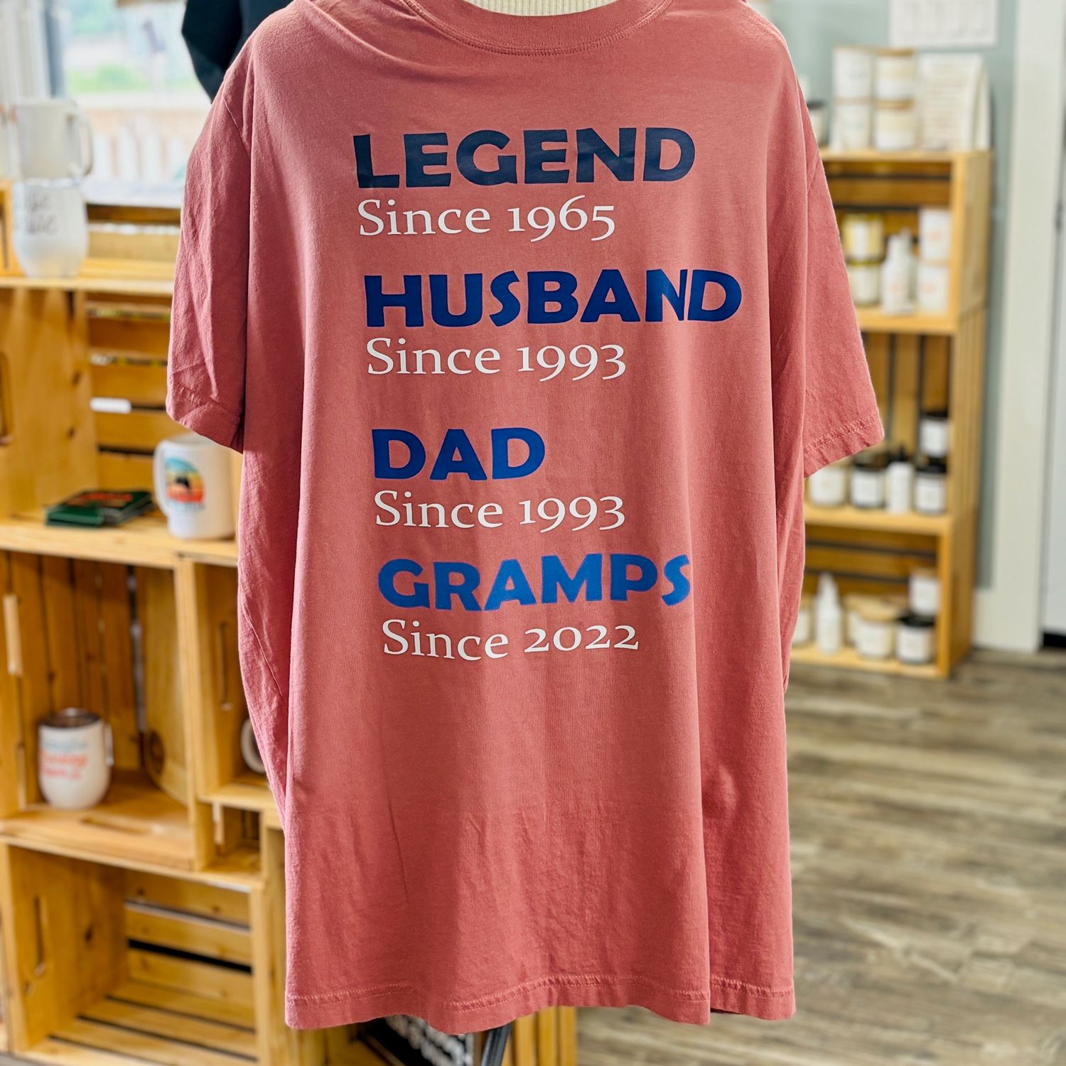 Custom Legend Husband Dad (Grandfather) Shirt Design for Shirt