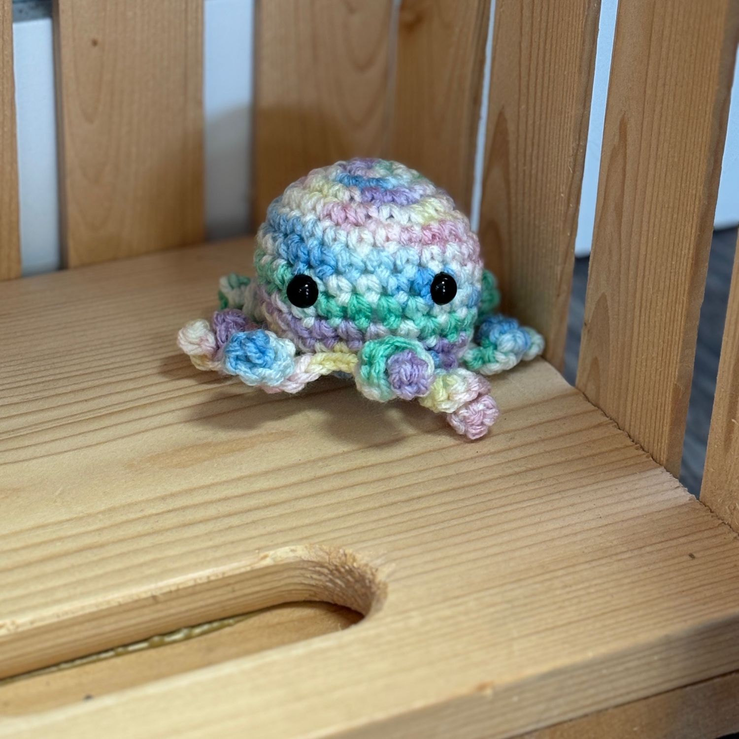 Crochet Rattle Octopus