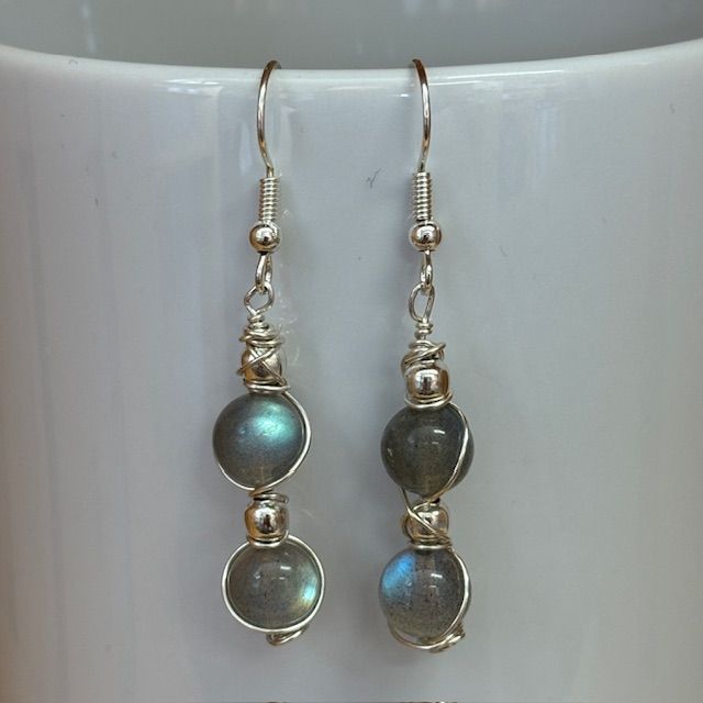 Labradorite Earrings