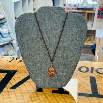 Tangerine Quartz Necklace