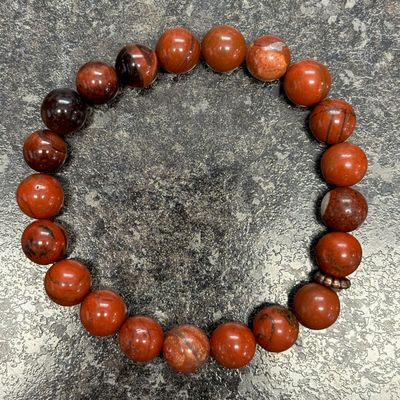 Red Tiger Eye &amp; Red Jasper Bracelet
