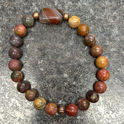 Indian Agate Bracelet