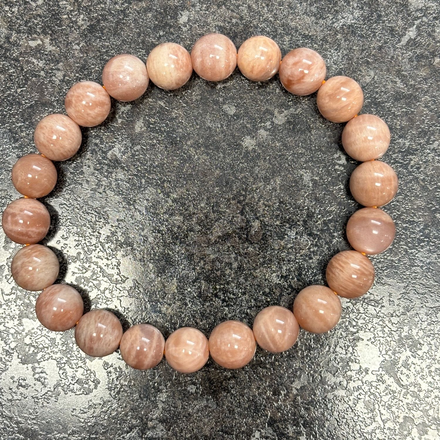 Peach Moonstone Bracelet