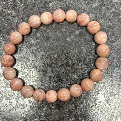 Peach Moonstone Bracelet