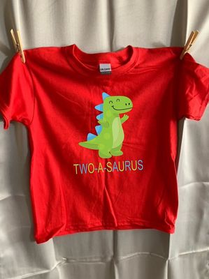 Two-a-Saurus Design for Youth Shirt