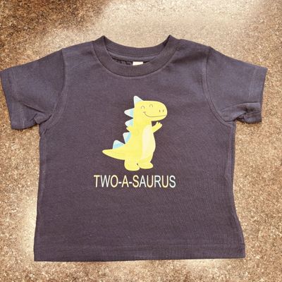Two-a-Saurus Design for Youth Shirt