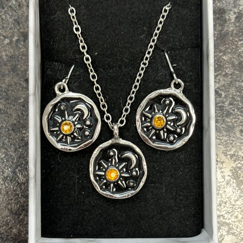 Sun and Moon Necklace