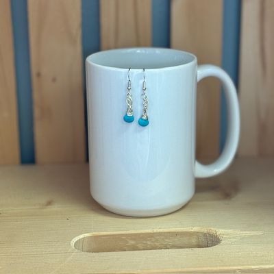 Sleeping Beauty Turquoise Earrings