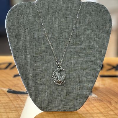 Quartz Moon Necklace