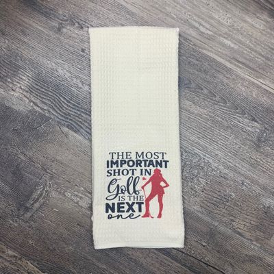 The Most Important Shot In Golf Tea Towel