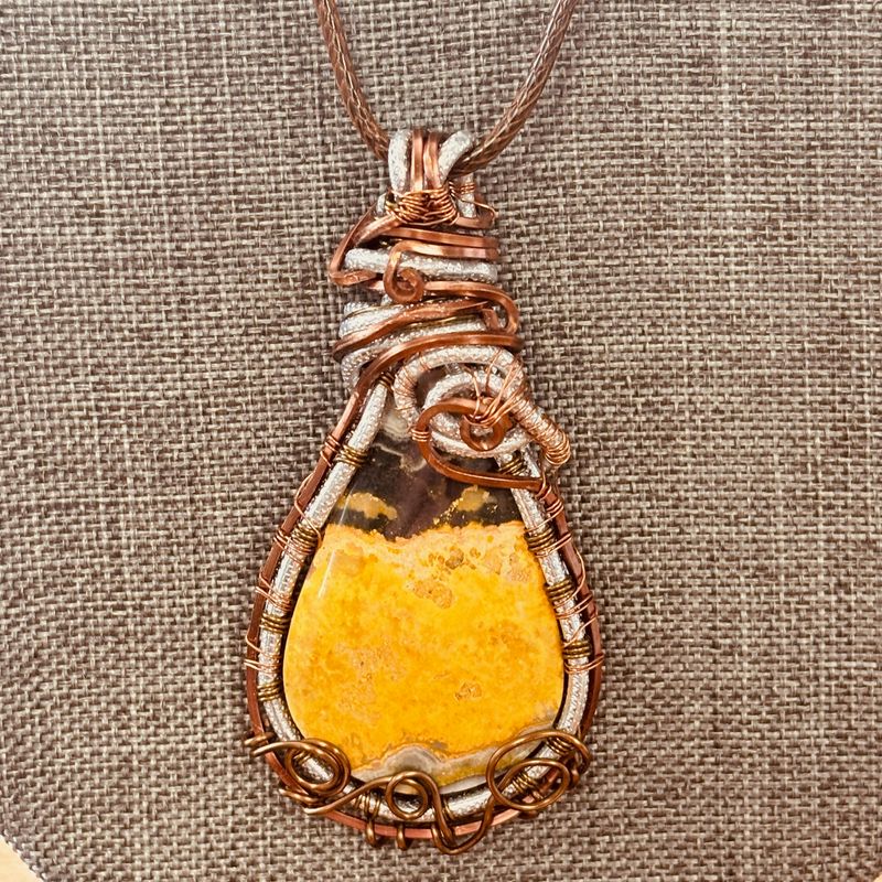 Bumblebee Jasper Necklace