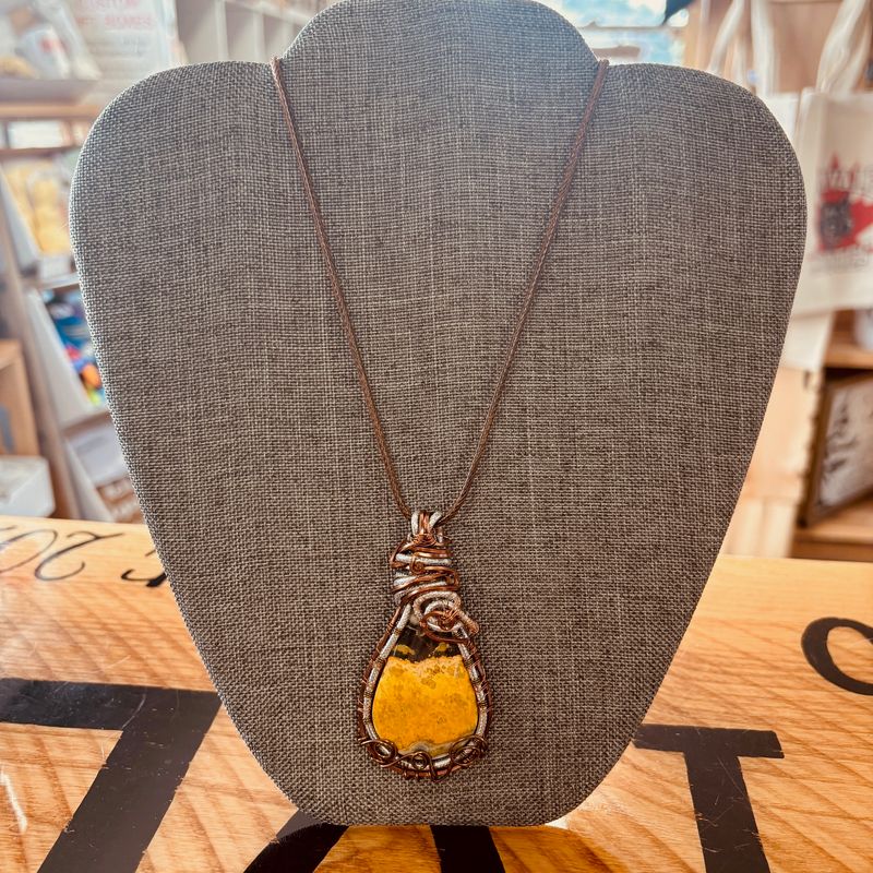 Bumblebee Jasper Necklace
