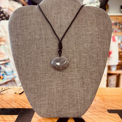 Black Moonstone Necklace