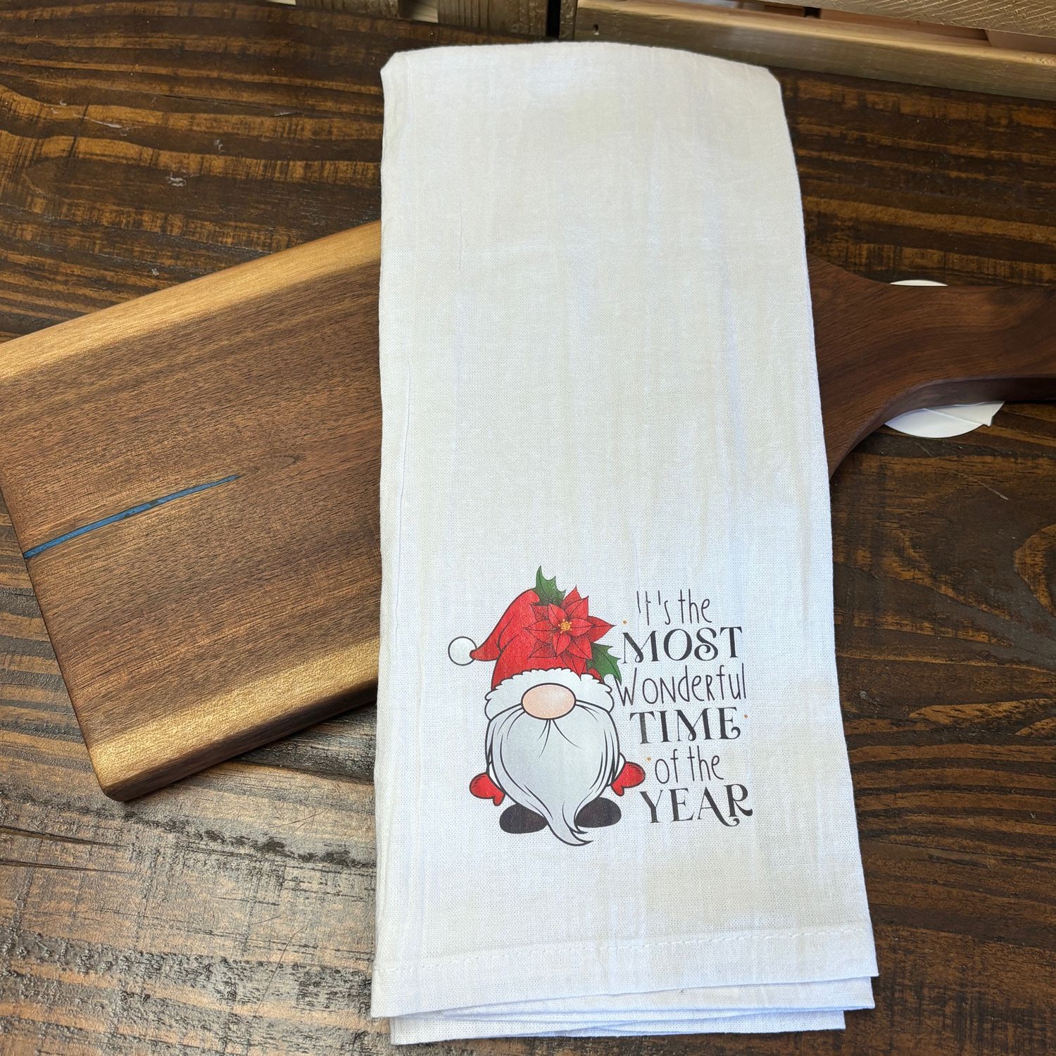 It&#39;s The Most Wonderful Time Of The Year Tea Towel
