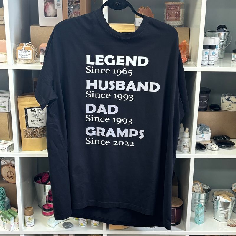 Custom Legend Husband Dad (Grandfather) Shirt Design for Shirt