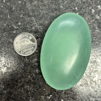 Pistachio Calcite Palm Stone