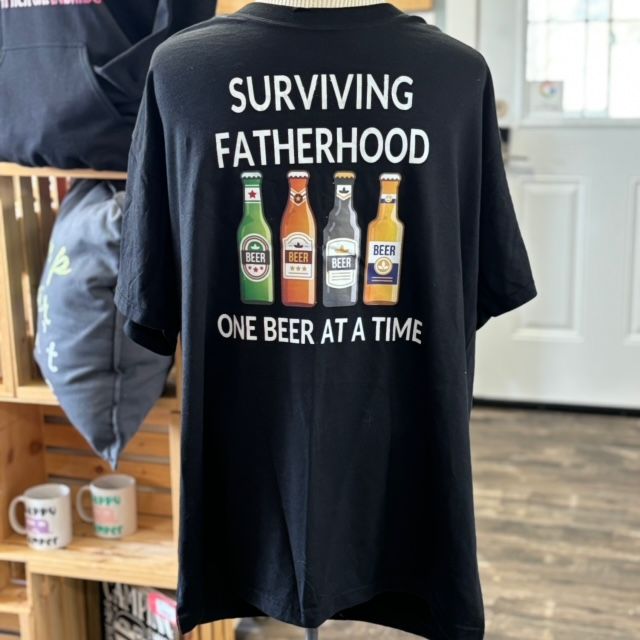 Surviving Fatherhood One Beer At A Time Design for Shirt