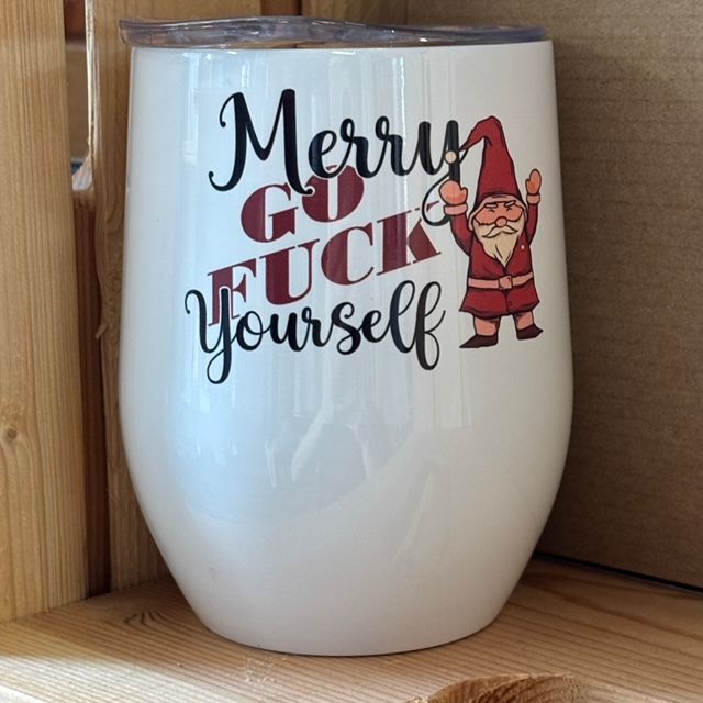 Merry Go Fuck Yourself Design for Drinkware