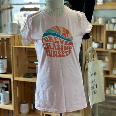 Forever Chasing Sunsets Design For Shirt