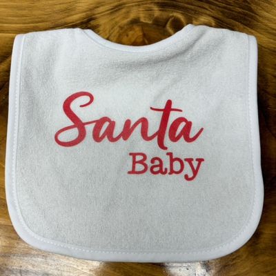 Santa Baby Christmas Bib