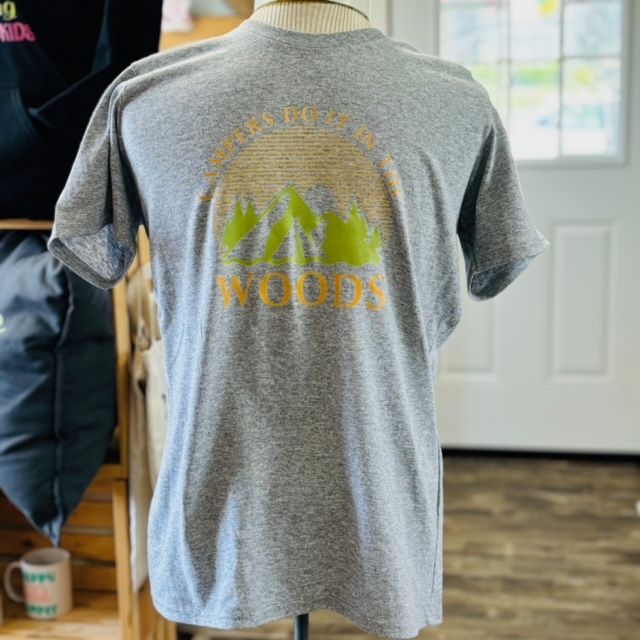 Campers Do It In The Woods Ladies Shirt Size X-Small