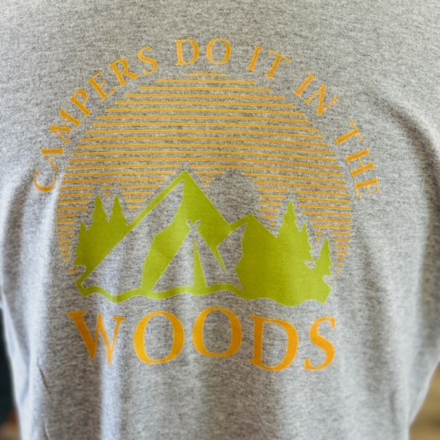Campers Do It In The Woods Ladies Shirt Size X-Small
