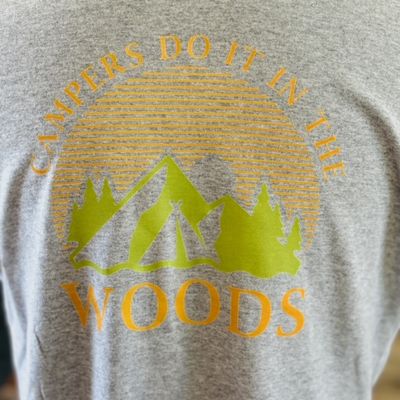 Campers Do It In The Woods Ladies Shirt Size X-Small