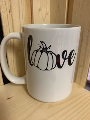 Love Pumpkin Design for Drinkware