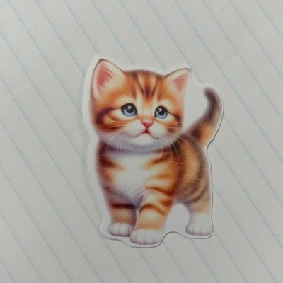 Kitten Stickers (4 pk)