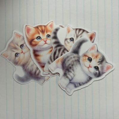 Kitten Stickers (4 pk)